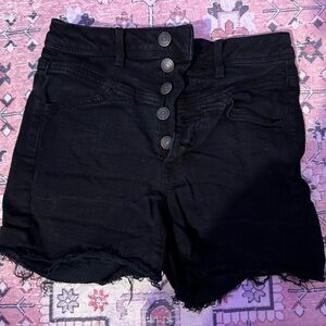 American Eagle Outfitters High Waist Black Shorts